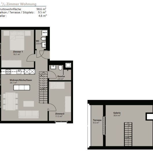 4.5 Zimmer, 2. Stock - Photo 1