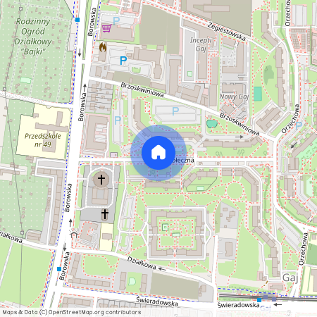 ul. Jabłeczna, Gaj, Krzyki, Wrocław, dolnośląskie