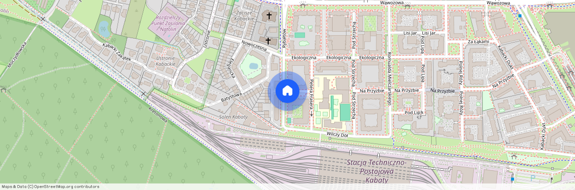 ul. Rybałtów, Kabaty, Ursynów, Warszawa, mazowieckie