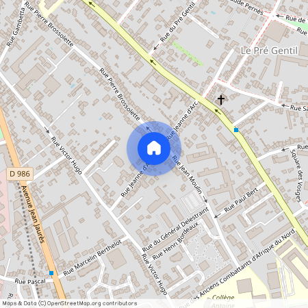 Rue Jeanne d'Arc, Francja, Rosny-Sous-Bois