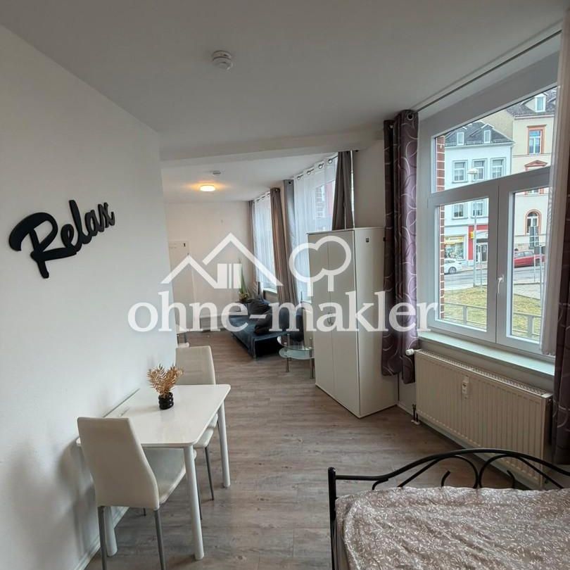 möblierte moderne 1 Raum Wohnung im Herzen von Meerane - Photo 1