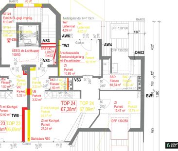 Traumhafte Dachgeschoßwohnung mit Terrasse in 1160 Wien – 3 Zimmer ... - Photo 2