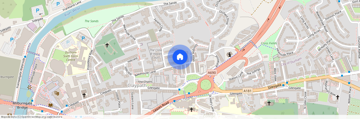 Mayorswell Field, Claypath, Durham, DH1