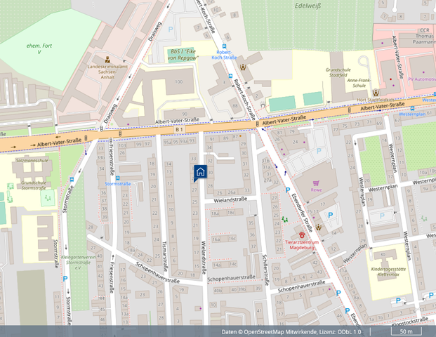 Charmante 3-Raum-Wohnung in Stadtfeld Ost - Foto 1