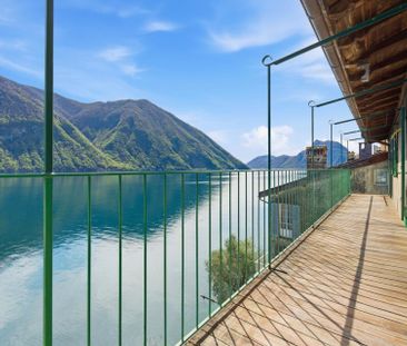 Wunderschöne Seeuferwohnung in Gandria mit kleinem Privatsteg - Photo 6