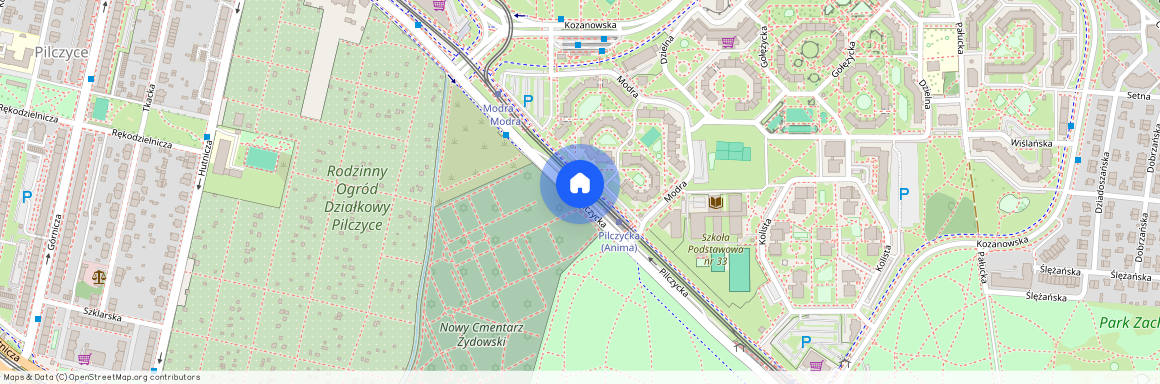 ul. Modra, Kozanów, Fabryczna, Wrocław, dolnośląskie