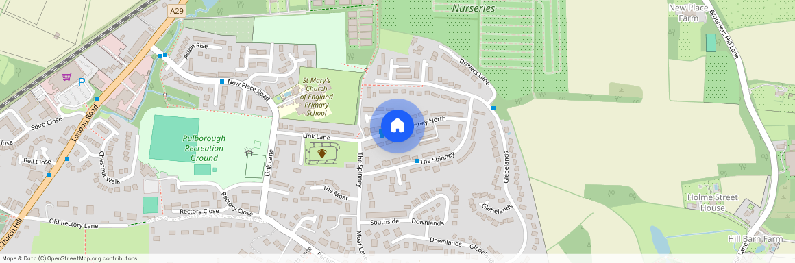 Spinney North, Pulborough, West Sussex. RH20 2AT