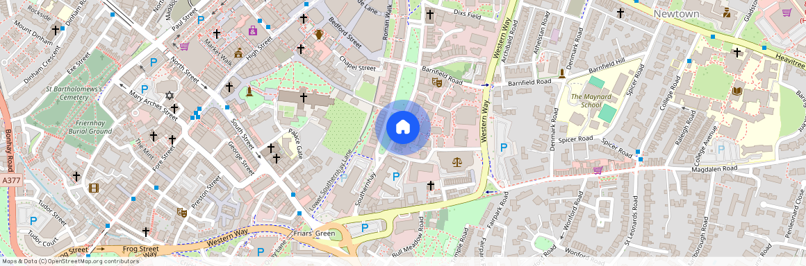 Southernhay East, Exeter, Devon