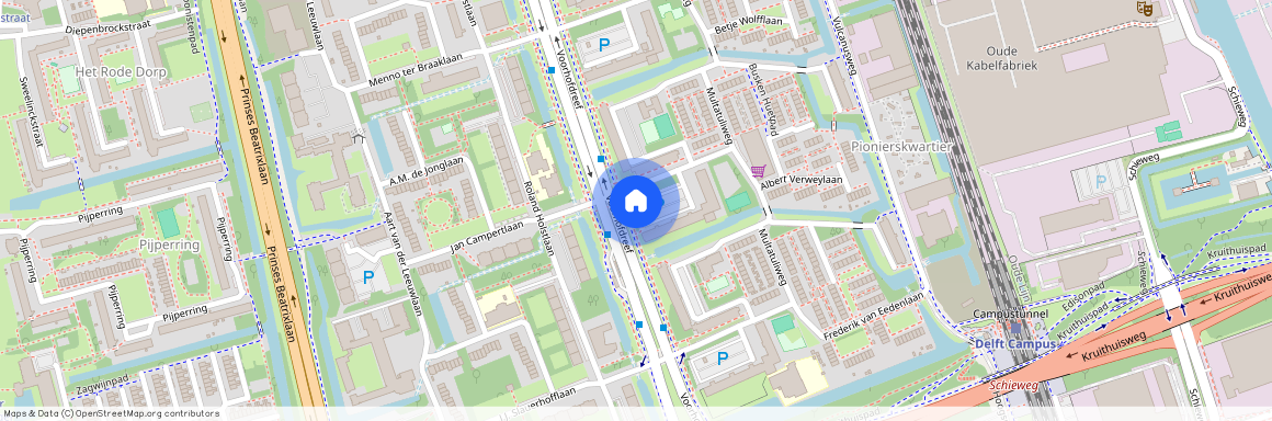 Voorhof-Hoogbouw, 2624 CZ, Arthur van Schendelplein, Delft