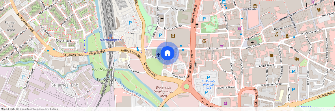 St. Peters Gardens, Marefair, Northampton, NN1