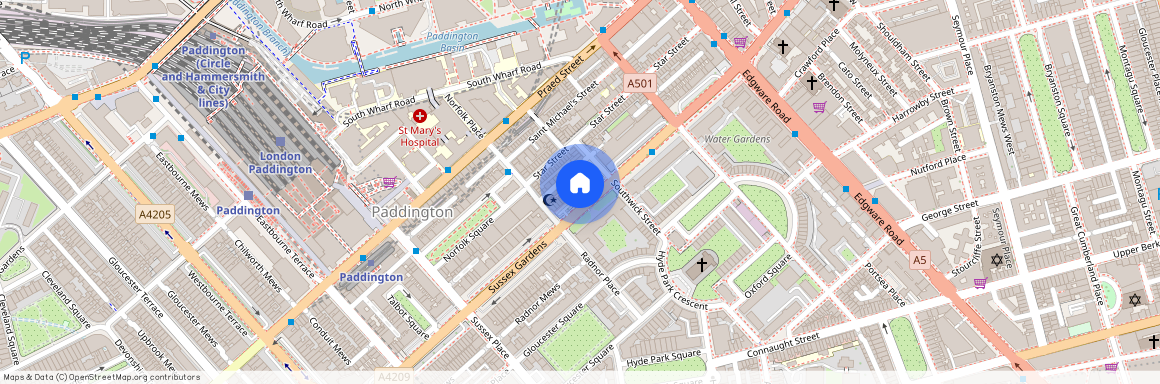 Sussex Gardens, W2, London