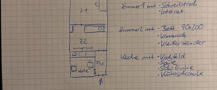 geräumige 2 Zimmer Wohnung mit Garten - Foto 1
