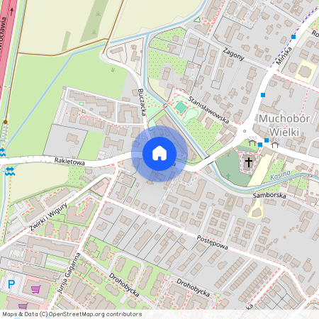 ul. Rakietowa, Muchobór Wielki, Fabryczna, Wrocław, dolnośląskie