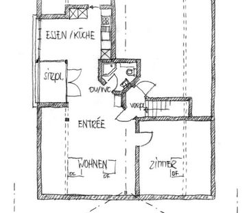 2.5 Zimmer, 65 m², 2. Stock - Foto 2