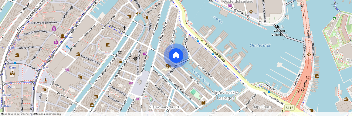 Nieuwmarkt/Lastage, 1011 BT, Kromme Waal, Amsterdam