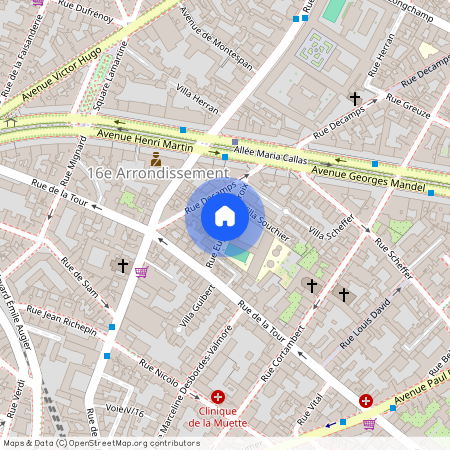 Rue Eugène Delacroix, 75016, Paris