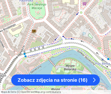 Apartament z widokiem na Odrę i Uniwersytet Wrocławski | Drobnera – zdjęcie 1