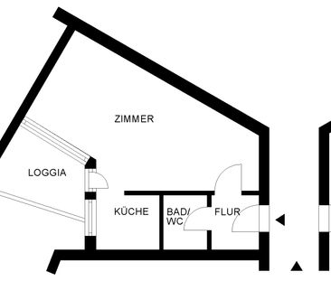 Wohnen im Grünen - die Wohnung für den kleinen Haushalt // 1.OG. Wh... - Foto 4