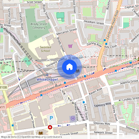 Georgette North, The Silk District, Whitechapel, E1