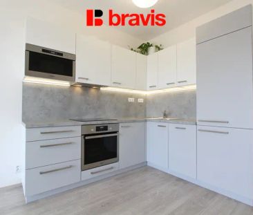 Pronájem bytu 2+kk, Brno - Žebětín, ulice Přírodní, novostavba, bal... - Фото 3