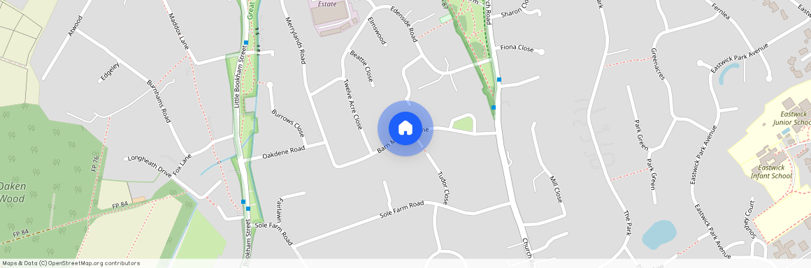 Barn Meadow Lane, Great Bookham, KT23