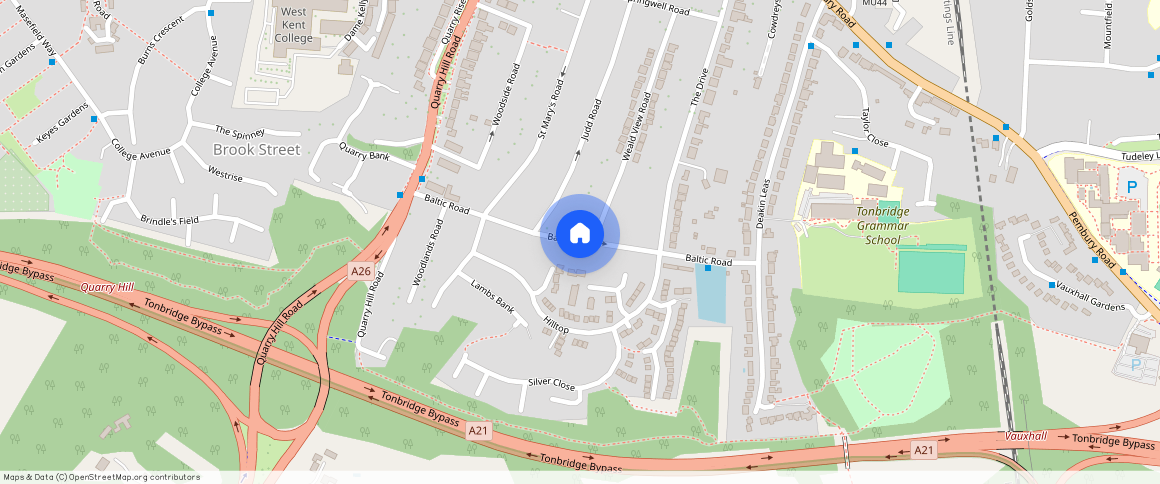 Two Bedroom Terraced House with Garden, Baltic Road, Tonbridge