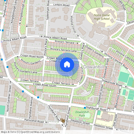 Crown Gardens, Dowanhill, Glasgow, G12
