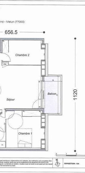 Location Appartement 3 pièces 59m² MELUN 77000 - Photo 2