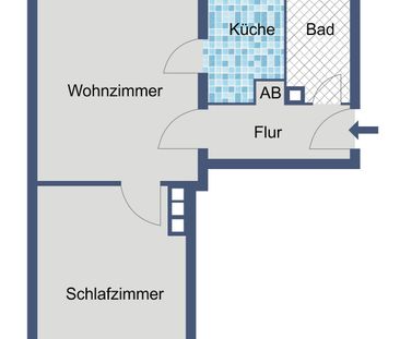 Ihre neue Wohnung - schöne Etagenwohnung mit 2-Zimmern! - Photo 4