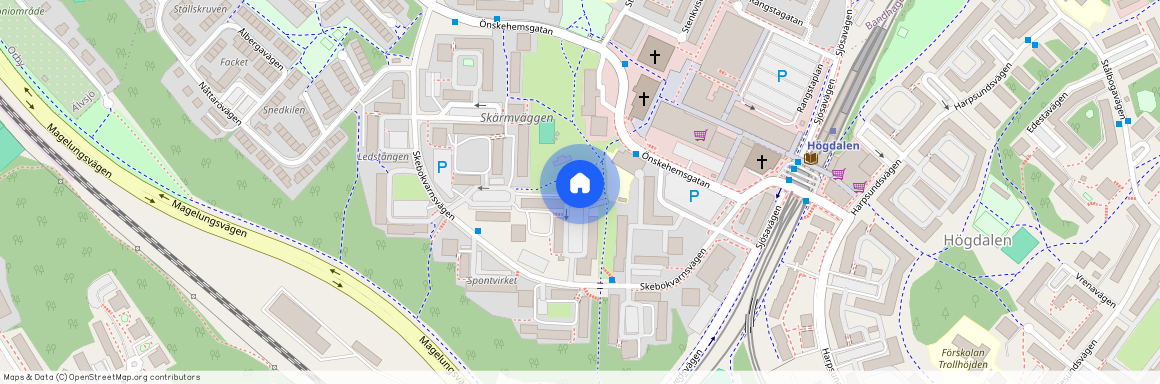 Skebokvarnsvägen 311, Högdalen