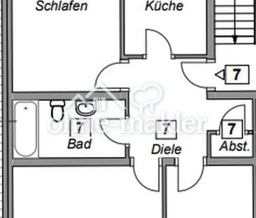 WE 7, GA 11 Renovierte 3-Zimmer Wohnung in Wuppertal-Barmen - Foto 1