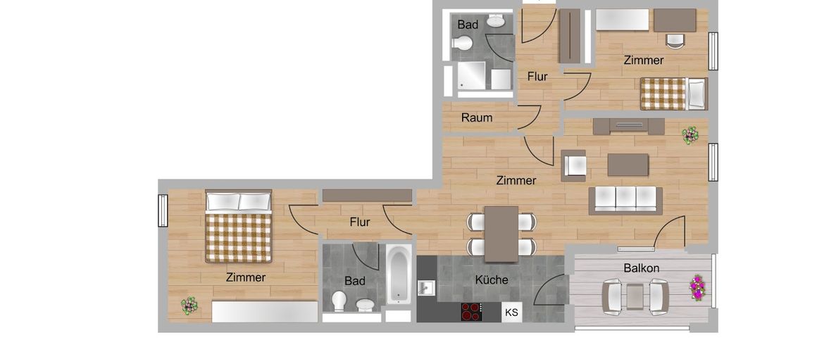 Neubauwohnungen im Schönhofviertel Frankfurt – Modern und zentral wohnen - Foto 1