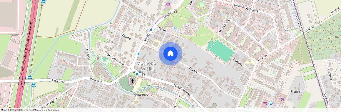 ul. Zagony, Muchobór Wielki, Fabryczna, Wrocław, dolnośląskie