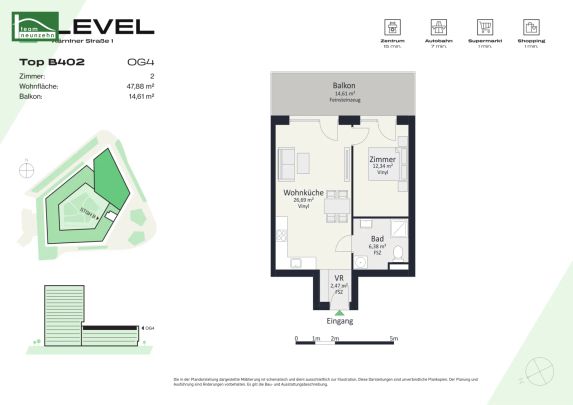 LEVEL GRAZ – Lebensgefühl auf höchstem Niveau - Photo 1