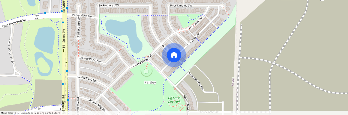 Price Way/Price Lane/ Price Link, Edmonton, AB, Paisley