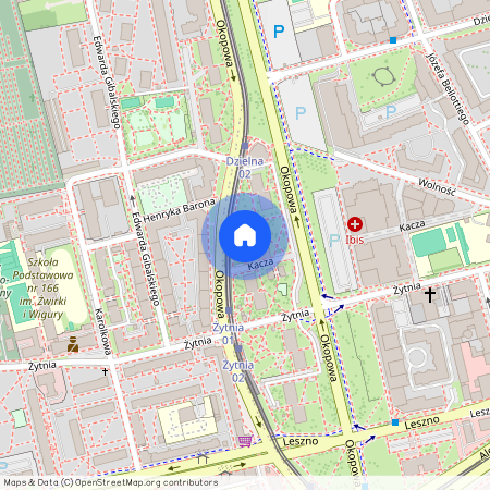 ul. Okopowa, Nowolipki, Wola, Warszawa, mazowieckie