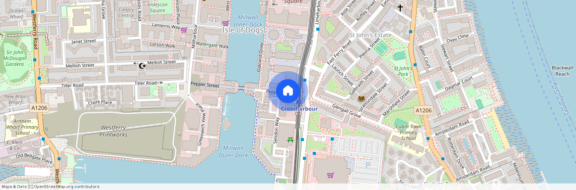 12 Aegon House, 13 Lanark Square, Limeharbour, Crossharbour, Canary Wharf, London, E14 9QD