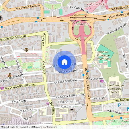 Catania, Via Vitaliano Brancati - Vulcania