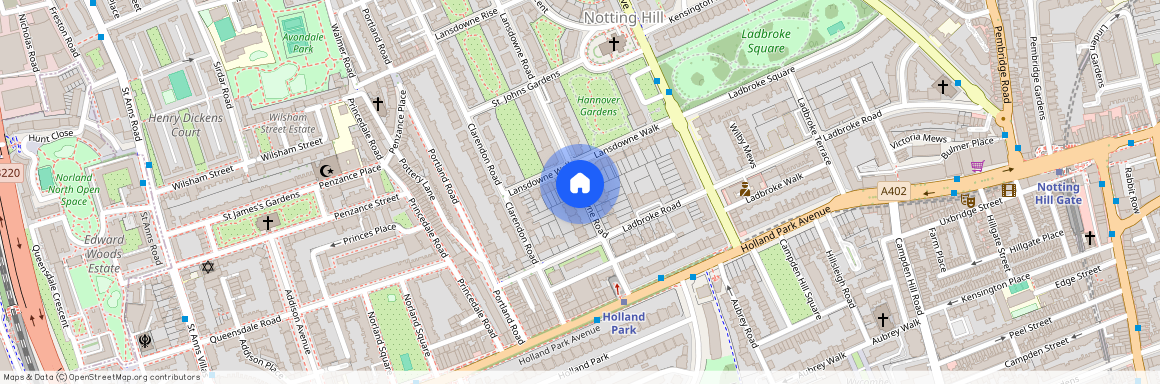 Lansdowne Road, W11, Notting Hill