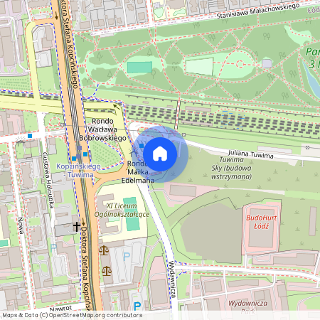 ul. Juliana Tuwima, Fabryczna Widzew, Widzew, Łódź, łódzkie