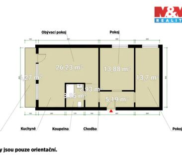Pronájem bytu 3+kk, 65 m - Фото 3