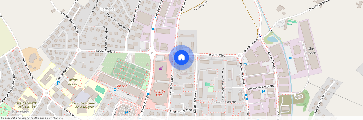 Rue du Câro 8, Bulle