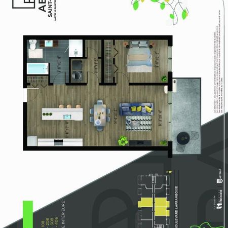 Aera St-Thomas Condo 3 1/2 St-Hyacinthe à louer - appartement / logement - Photo 4