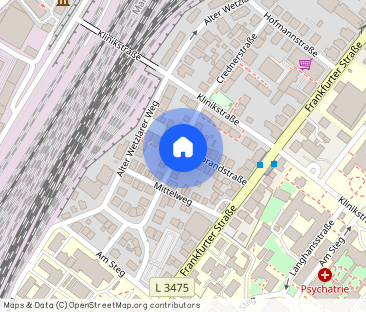 Zentral gelegene 1-Zimmer-Wohnung in Gießen - Foto 1