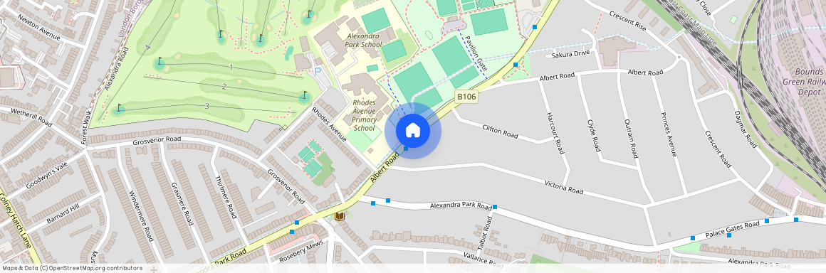 Albert Road, N22, London