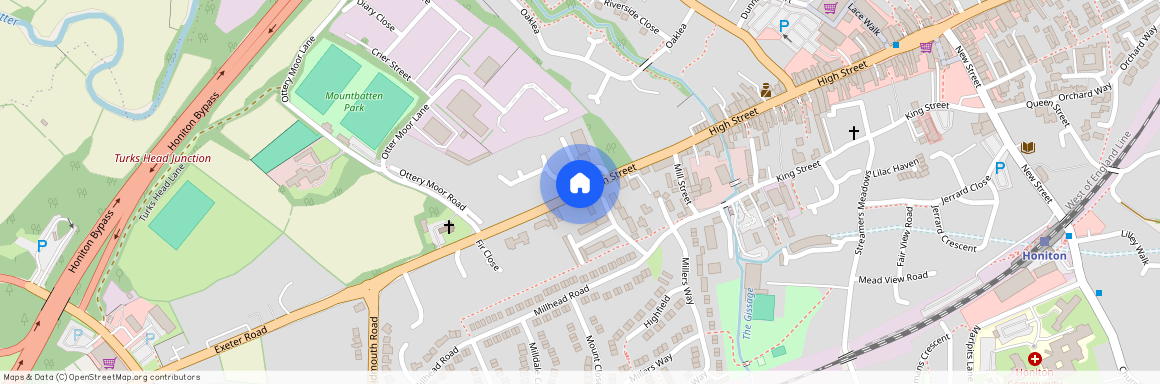 Old Show Field Way, Honiton