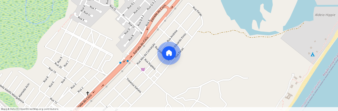 Rua Eduardo Pinto, 7 - Rua da Embasa - Arembepe, Camaçari, Bahia, 42830582