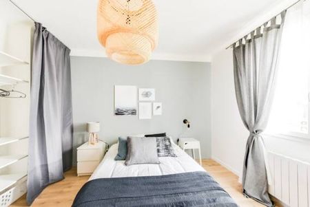 Chambre meublée dans appartement rénové – Tram T3 - Photo 5