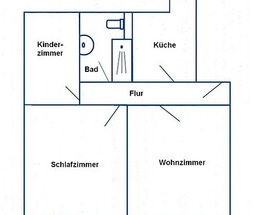 Gemütliche 3-Zi.-Wohnung im Zentrum von Döbeln - Foto 4