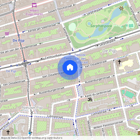 Nieuwe Pijp, 1072 SW, Van Ostadestraat, Amsterdam